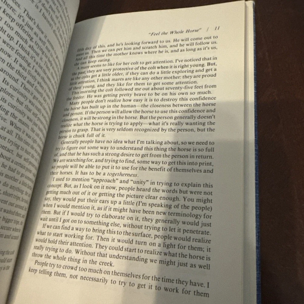 True Unity: Willing Communication Between Horse and Human by Tom Dorrance